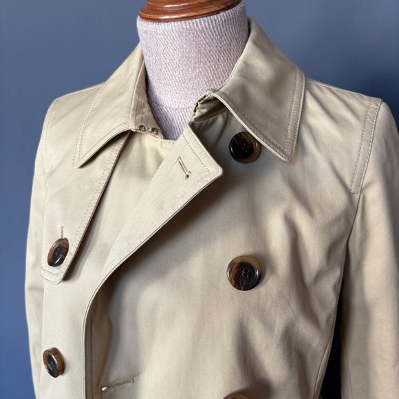 J. Crew Jackets & Blazers - New w/ tags - J Crew Collection Icon Trench Coat | Petite 0 | Light Khaki E1708